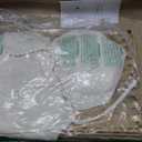 GREENSTELL Storage Basket with Lid, 17.2 Gallon(65L) Small Wicker Blanket Storage Basket with Handles, Foldable, 2 Removable Liner Bags, Metal Frame, for Bedroom, Laundry Room, Natural