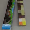 Wall Torch Lamp, 4-Color Change Light-up Table Lamps, USB Rechargeable Night Light, Hand Held or Wall Mount Bedside Lamp for Home/Office Decor