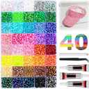 Colorful DIY Resin Rhinestone Kit for Bedazzling,Resin Jelly Rhinestones for Bedazzling,Multicolor 3mm Flatback Gems for Diamond Art, Bedazzler Kit with 3Pcs Jewelry Glue for Nail Art (32000)