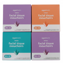Amazon Basics Facial Tissue, 2-Ply, 300 Count | With Lotion | 8 Packs