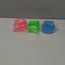 3Pcs Stress Cube Squishy Toys, Slow Rising Ice Cube Stress Balls, Sensory Fidget Toys for Anxiety Relief, Sensory Ice Cube Gel Filled Squishy Ball Toys for ADD/ADHD Kids Adults(Blue, Green, Pink)