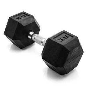 CAP Coated Hex Dumbbell with Contoured Handle, 35lbs