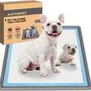 Silicone Pee Pad Holder, Extra Thick Tray for 24" x 24" Disposable Pads, Raised High Edge Leak-Proof Mat for Puppy, Dog, Cat Training Floor Protection (Gray)