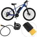 Thumb Throttle Ebike, Electric Bike Thumb Throttle with Male Connector, Waterproof Speed Control Finger Throttle Accelerator for Electric Scooters
