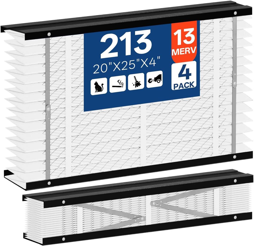 1 Pack 213 Replacement Filter, MERV 13 HVAC Furnace Filter,Compatible with AprilAire 213 Whole House Air Purifiers,Models 1210, 1620, 2210, 2216, 3210, 4200, Air Fliter20"x25"x4"