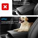 Wigoo Tesla New Model Y Juniper & Model 3 Highland Nappa Leather Center Console Armrest Cover [Anti-Scratch, Cushioned, No Logo ] Lid Cover Model 3 (2024~2026)/New Model Y Juniper Accessories, Black