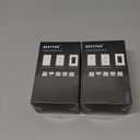 BESTTEN 2 Pack Dimmer Light Switch, Universal Lighting Control, Single Pole or 3 Way, Compatible with LED Dimmable Lamp, CFL, Incandescent, Halogen Bulb, Decorator Wallplate Included, UL Listed, White (Standard)