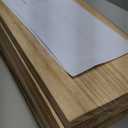 WOPITUES Wood Floating Shelves Set of 6, Shelves for Wall Decor, Farmhouse Shelf for Bedroom, Bathroom Storage Shelves, Book Shelves for Living Room - Rustic Brown (16.5 Inch)