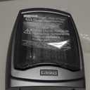 Lasko Portable Indoor Electric Ceramic Space Heater with Tip-Over Safety Switch, Overheat Protection and Thermostat, 2 Speeds, Safe for Home, 9.2 Inches, Dark Gray, 1500W, 754201