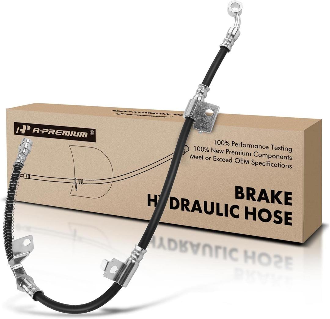 A-Premium Front Driver Brake Hydraulic Hose Compatible with Kia Models - Amanti 2004 2005 2006 - Replace# 587313F000