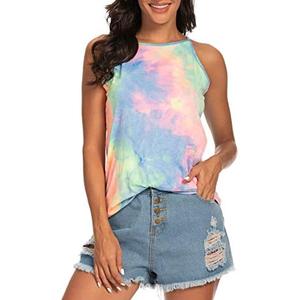 LouKeith Women's Tank Top Racerback Halter Tops Sleeveless Shirts Spaghetti Strap Camisole Casual Summer Basic Blouses, M