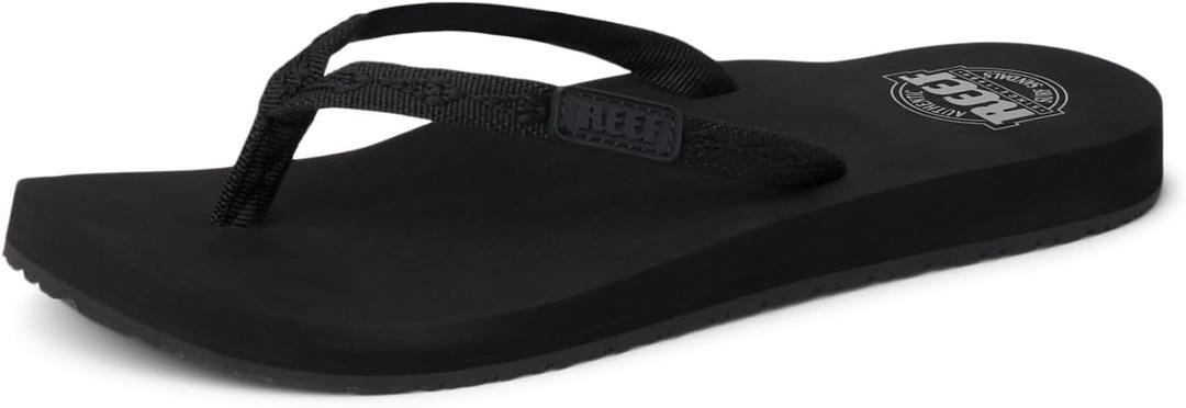 REEF Women's Ginger Beach Flip Flops (7, Navy/Black)