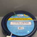 U.S. Pool Supply Pool Vacuum Hose - 1-1/2" x 50' Professional Heavy Duty Pool Hose for Inground, Spiral Wound with Kink-Free Swivel Cuff - Connect to Vacuum Heads, Skimmer, Cleaner, Filter Pump Inlet