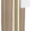 KES Standing Towel Rack with Marble Base, 37" H (Equal Height) Gold Towel Rack for Bathroom Floor, Towel Rack Stand Fits Large Bath Towel, 18/8 Stainless Steel, BTH229-BZ