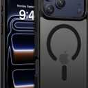 BENTOBEN Magnetic for iPhone 17 Pro Max Case 6.9" 2025, [Compatible with Magsafe] Slim Cute Matte Translucent Shockproof Drop Protective Bumper Women Men Phone Cover for iPhone 17 ProMax, Black