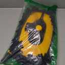 15 Curved Car Wash Brush with Long Handle 43" Extension Pole RV Truck Microfiber Cleaning Mop Auto SUV Wheel Boat Exterior Interior Detailing 2 in 1 Carwash Duster Not Hurt Paint, Yellow