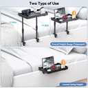 Bedside Shelf Bunk Bed Shelf Bedside Organizer Adjustable Height Top Bunk Bed Accessories Nightstand Tray with Cup Holder Clip On Bedside Table Tray Headboard Shelf Organizer College Dorm Room Black