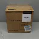 EUHOMY Countertop Ice Maker Machine with Handle, 26lbs in 24Hrs, 9 Ice Cubes Ready in 6 Mins, Auto-Cleaning Portable Ice Maker with Basket and Scoop, for Home/Kitchen/Camping/RV. (Black)