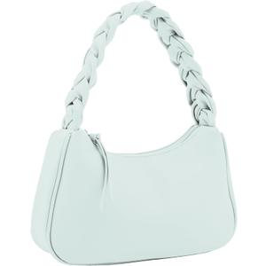 Emperia Braided Top Handle Shoulder Bag For Women, Trendy Designer Small Hobo Tote Handbag (Mint)