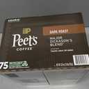 Peet's Coffee, Dark Roast Keurig K-Cup Pods, 100% Arabica Coffee - Major Dickason's Blend 75 Count (1 Box of 75 Pods) (EXP 10/06/26)