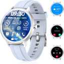 Smart Watch for Men Women(Answer/Make Calls), Smartwatch Built-in AI Voice, 1.27" HD Fitness Tracker with Heart Rate/Sleep/Step/SpO2 Monitor, 100+ Sports Modes, IP68 Waterproof Watch for Android iOS