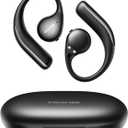 T60 True Wireless Bone Conduction Headphones, OWS Open Ear Earbuds with Earhooks, Bluetooth 5.4, Deep Bass, Lightweight & Sturdy, 25Hrs Playtime, IPX6 Waterproof, for Cycling Yoga Gym Workouts