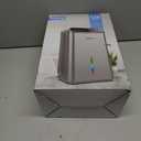 Dehumidifier for Home 1000 sq.ft - Small Quiet Dehumidifier with Auto Shut Off, Aromatherapy, 3 Gear Timer, Sleep Mode, 7-Color LED Light, Drain Hose for Bedroom, Bathroom, Basement, RV (Matte Silver)