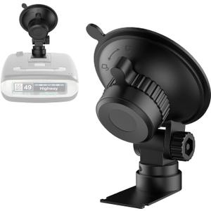 Windshield Radar Detector Mount,Suitable for Escort MAX,MAX 2,2015-2019 MAX360 Radar Suction Cup Mounting Base,with Sliding Plate Connection(Not Applicable to MAX 3 and MAX360C Model