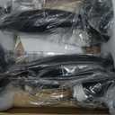 Seealle White Lamps for Bedrooms Set of 2 - Touch Control Bedside Lamp with USB C+A, 3 Way Dimmable Nightstand Lamps with USB Port, Table Lamp for Living Room(White Shade and Black Base)