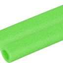 PATIKIL 2 Pcs Pipe Insulation Foam Tube, Heat Preservation Foam Pipe Tubing Covers 3/8" (10mm) ID x 3.3FT x 13/16" OD for Handle Heat Water Pipe Freeze Protection, Green