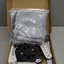 2PC Cat Window Perch Cordless Foldable Cat Hammock Bed for Window with Metal Frame and Reversible Cover, Large Suction Cups Window Resting Seat for Indoor Cats (Cat Bed M-2PC)