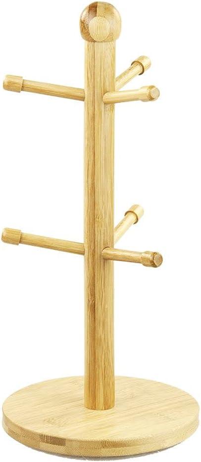 Home Basics Bamboo holder Tree, Free Standing, Circular Base, Beige