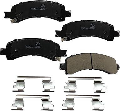 D974 Rear Ceramic Brake Pads for Chevrolet Chevy Express 2500 2003-2020, Express 3500 2003-2020, Express 4500 2016 | GMC Savana 2500 2003-2020, Savana 3500 2003-2020