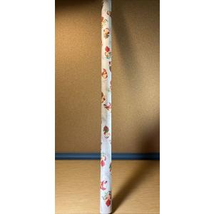 LaRibbons Christmas Wrapping Paper Jumbo Roll with Red Pom Pom, Classic Sled Design Gift Wrap Set for Christmas, Holiday, Party Celebration, 30 Inch X 40 Feet (100 sq. ft. ttl.)