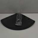 Bird Feeder Baffle, Guard for Bird Houses,13 inch Metal Hanging Baffle Weather Guard Cover for Outside Black