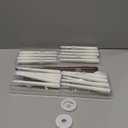 Leejec Floating Candles with Magic Wand Remote(6/18H Timer), 12pcs 6.1" Hanging Flameless Taper Candles, Battery Operated Flickering Warm Light, Halloween Christmas Gift, Wedding Party Decor (Ivory)