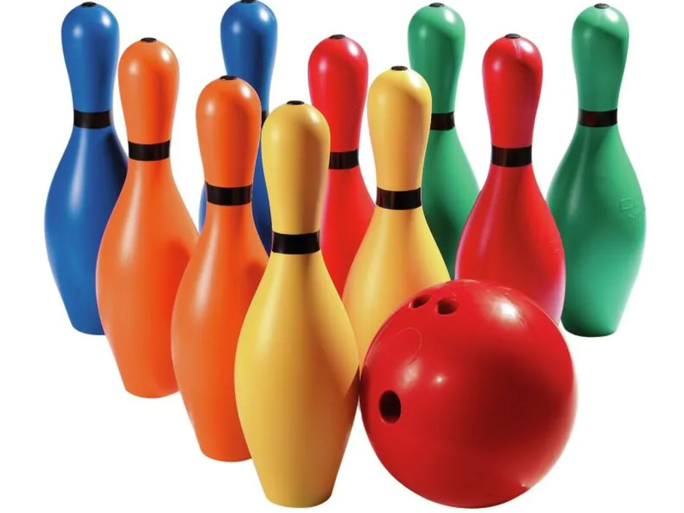 Rainbow Weighted Bowling Set