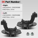 Front Left Right Steering Knuckle Fits for Ford Escape 2013-2019