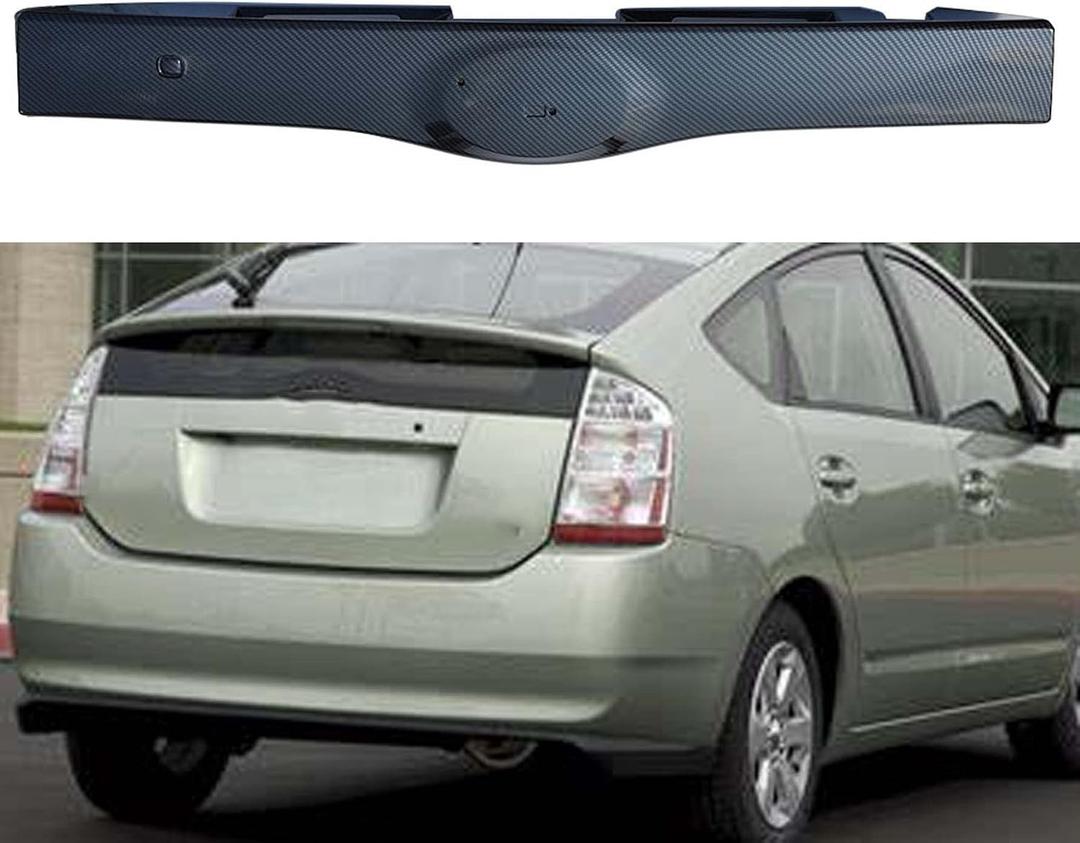 Carbon Fiber Black Rear Tailgate Liftgate Garnish Handle Trim Replacement for P-r-i-u-s 2004-2009 Replacement for 76801-47060-C0 76801-47040-C0
