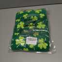 AEUEFUEA 3 Pack Green Shamrock Cotton Towels Set, 25" L x 16" W Hand Towels for Kitchen and Bathroom, Soft Absorbent Holiday Home Dcor