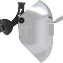 Tefuawe Flip Up Chopped Fiberglass Sugar Scoop Welding Helmet, Medium Cut top and Bottom Sugar Scoop Pipeline Welding Hood, fit in all 2x4.25" welding lens