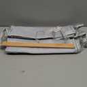 Yarn Storage Organizer with 4 Large Pockets, Clear Yarn Organizer and Storage with Zippers for Crochet Lovers, Hanging Yarn Storage with Over-Door Hooks for Knitting Needles Crochet Hooks (Grey)