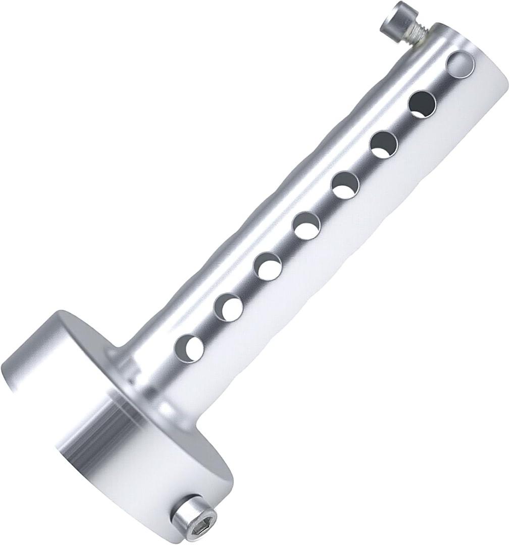 Motorcycle Exhaust Silencer Motorbike Muffler Insert Baffle Silencer Universal (silver-60mm)