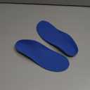 Ailaka Kids Orthotic Cushioning Arch Support Shoe Insoles, Children Pu Foam Inserts for Flat feet, Plantar Fasciitis, Feet Heel Pain Relief Blue (2.5-4.5 M US Little Kid)