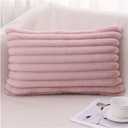 Velvet Soft Striped Throw Pillow Covers, Sofa Pillow Covers 18 x 18/20x20/22x22/24x24/26x26 inches Decorative Pillowcases Living Room Covers Cushion Cases for Couch Bed and Home (Color : #17, Size