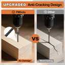 #14 Heavy-Duty Wood Screws Assortment Kit, 60Pcs Star Drive Decking Wood Screws, Rust Resistant Timber Screws for Log/Landscaping Wood (4-1/2",6")