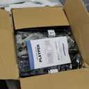 Fodoss Baby Playpen, 47x47in Small Play Pen,Toddler Playpen for Apartment,Play Yard,Activity Fence, Extra Large Baby Playard (Light Grey)