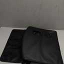 Walker Tray for Folding Walker, Trays for Walkers for Seniors Detachable with Cup Holder,Walker Trays for Rolling Folding Walker,Walker Accessories for Elderly (Black With Pockets 2.0)