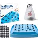 Magnet Game, Magnetic Game Fun Family Board Games for Kids and Adults, Magnet Chess Game 40Pcs, Table Top Magnetic Board Game, 2-4 Players