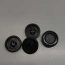 4 Pack Upgraded Replacement Wheel for Ryobi Cordless Stick Vacuum 18v One+ Hp & 18v One+ PCL720K, PBLSV716K, Silicone Replacement Wheels, Quiet and Non-Slip